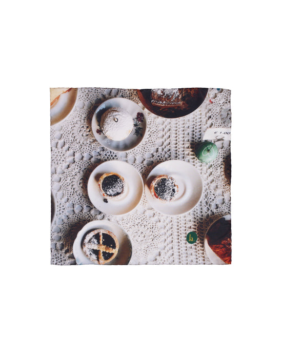 Pocket square - Silk -  Café photograph