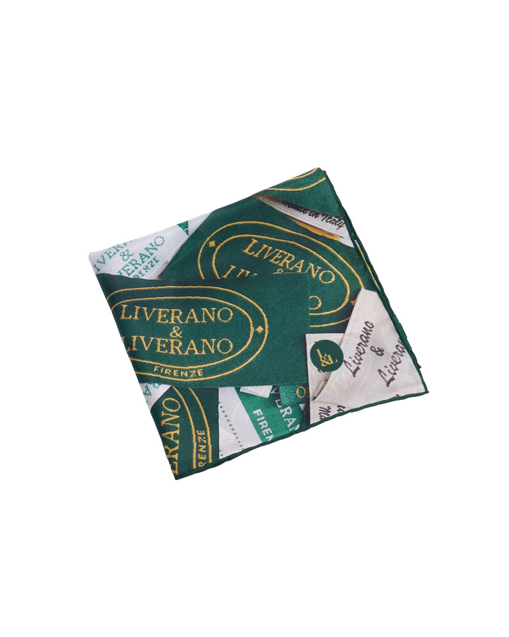 Pocket square - Silk -  Liverano labels photograph