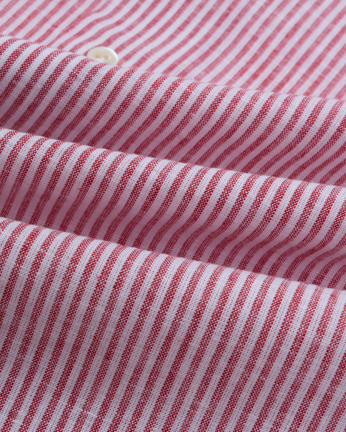 Button down shirt - Red stripe linen