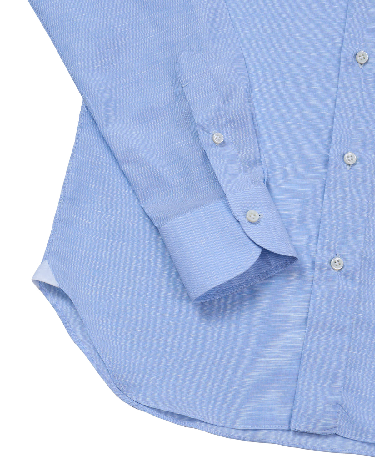 Button down shirt - Light blue linen