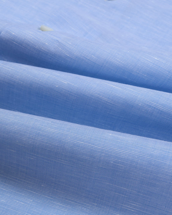 Button down shirt - Light blue linen