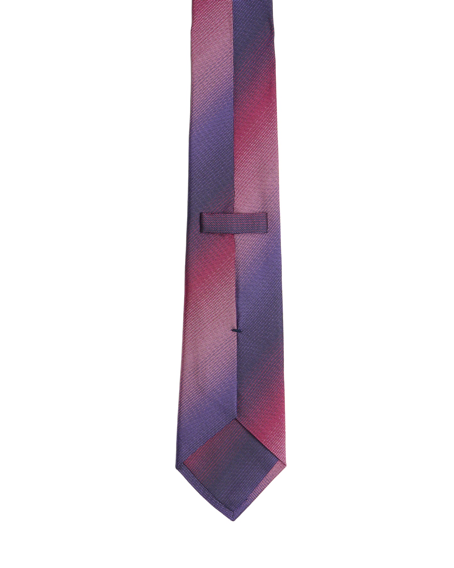 Jacquard tie - 3 Fold - Gradient purple to pink