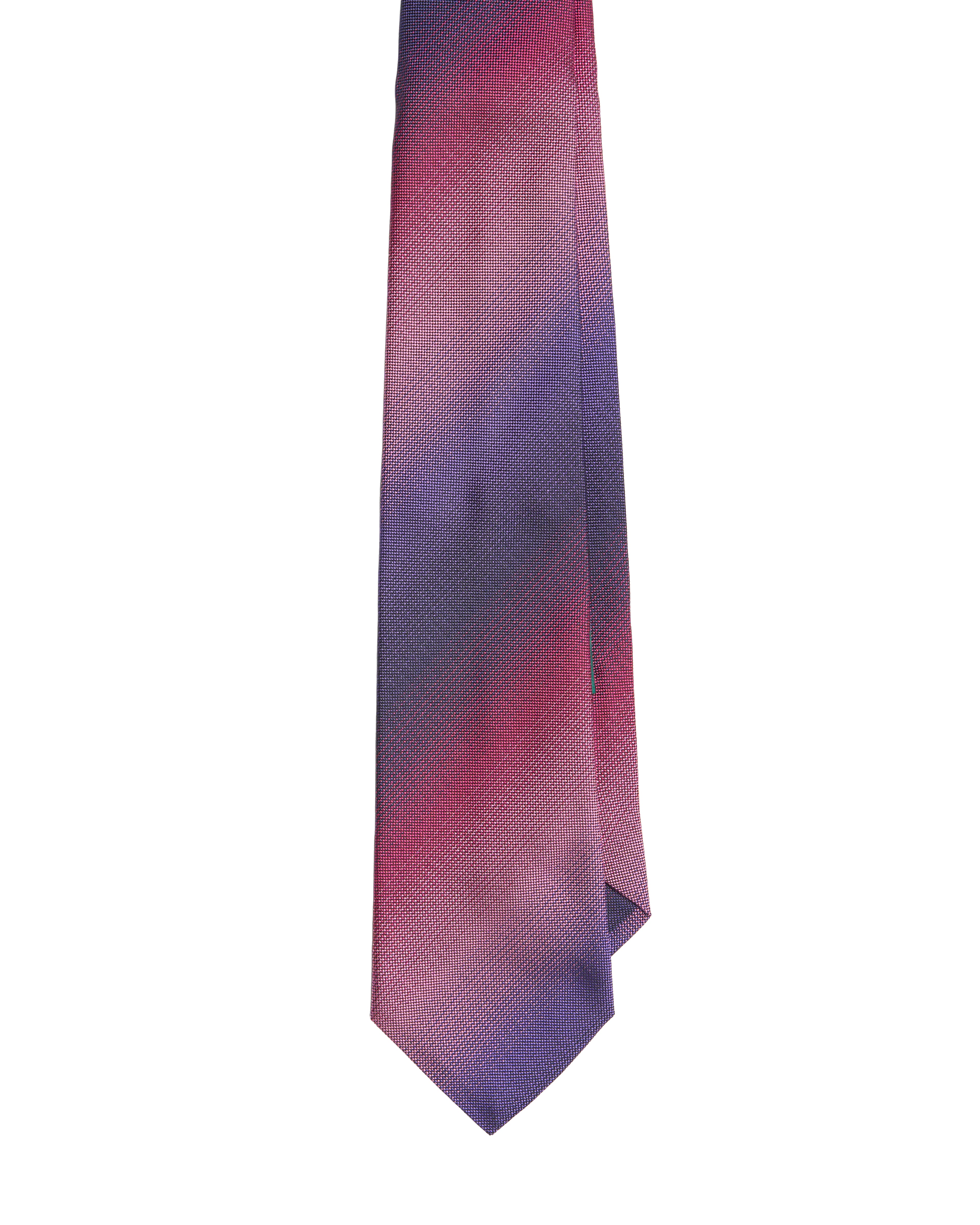 Jacquard tie - 3 Fold - Gradient purple to pink