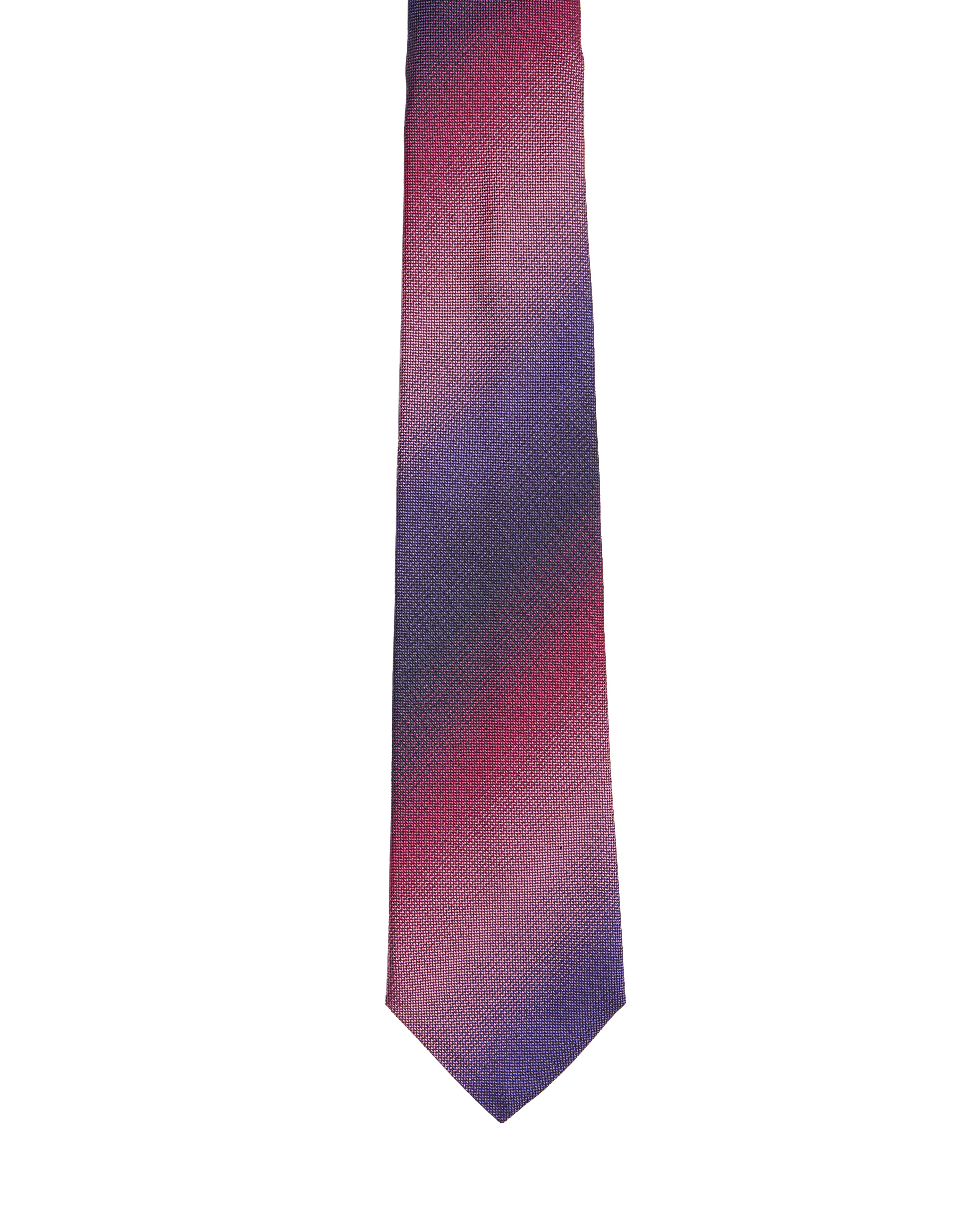 Jacquard tie - 3 Fold - Gradient purple to pink