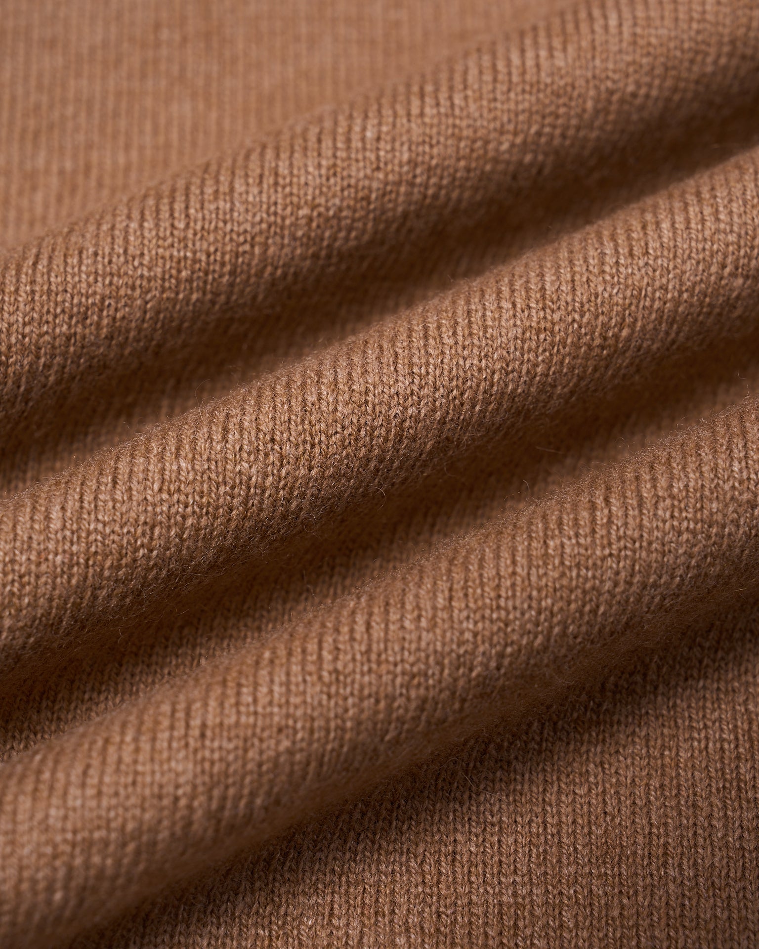 Roll neck wool cashmere Sweater - Taupe