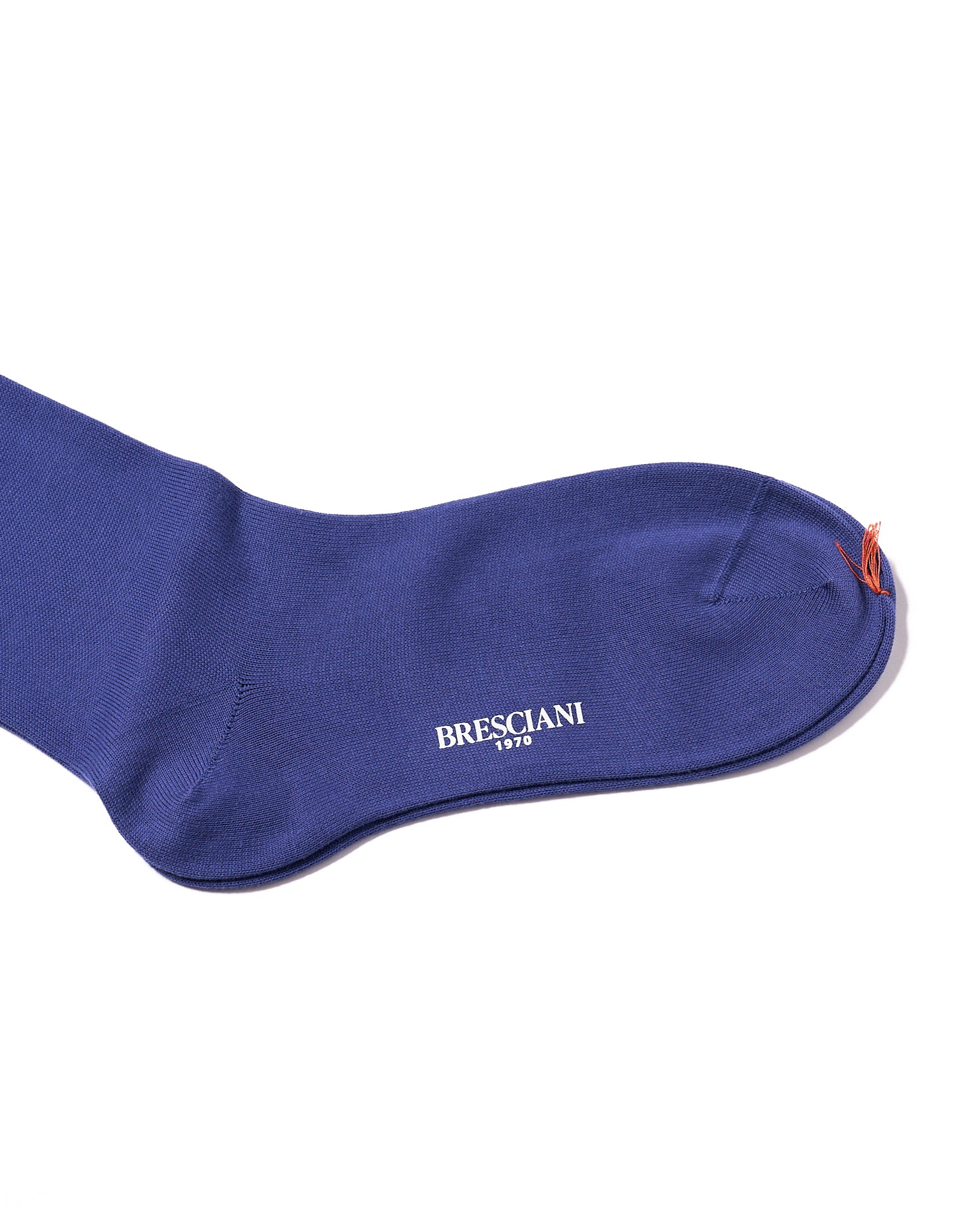 Calf length socks - Plain cotton  - Inchiostro