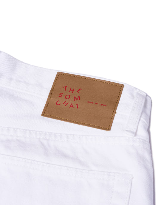 14 oz Selvedge jean - White