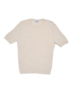 T-shirt knitted zigzag - Whie - LI/CO