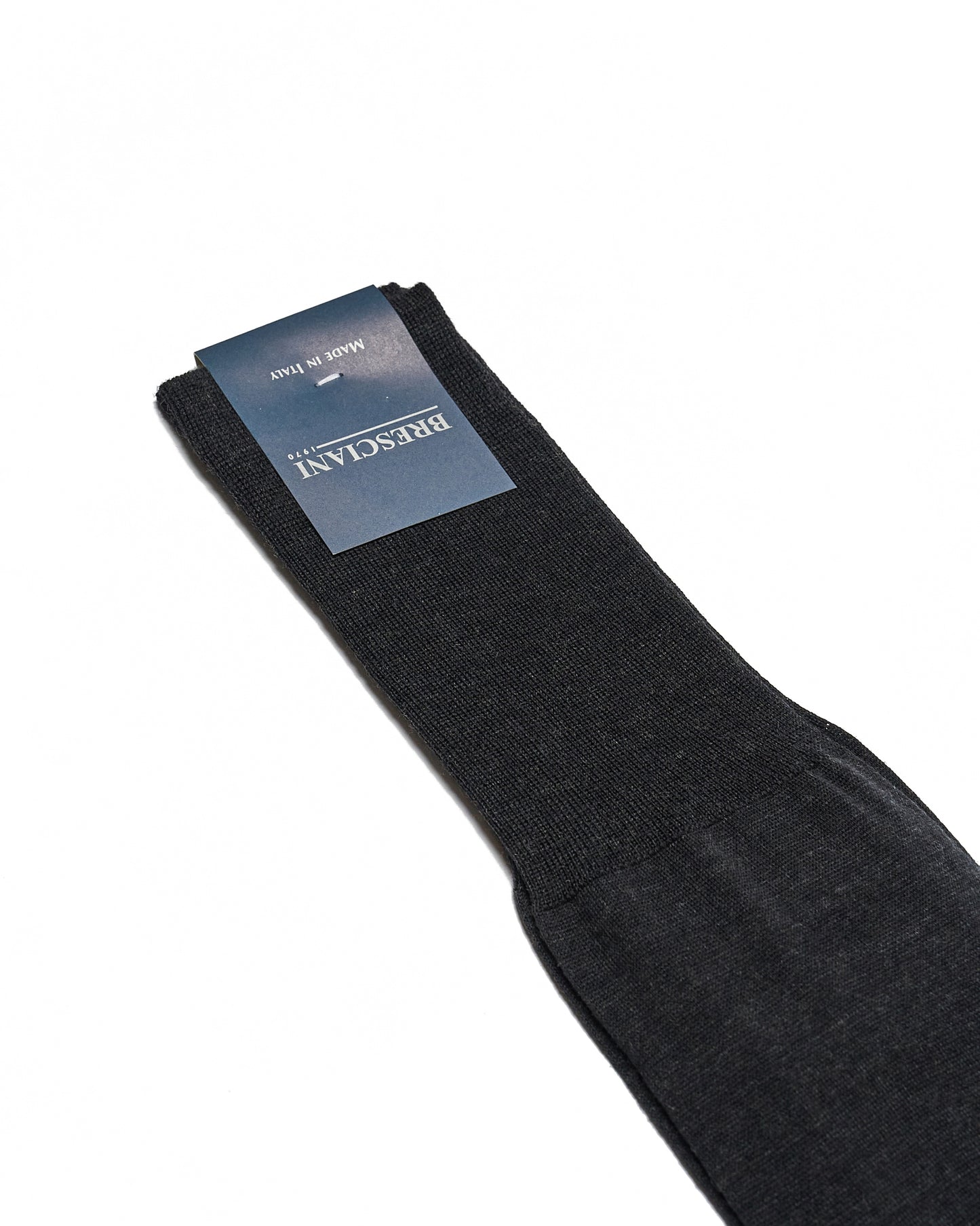 Knee length socks - Plain wool - Antracite