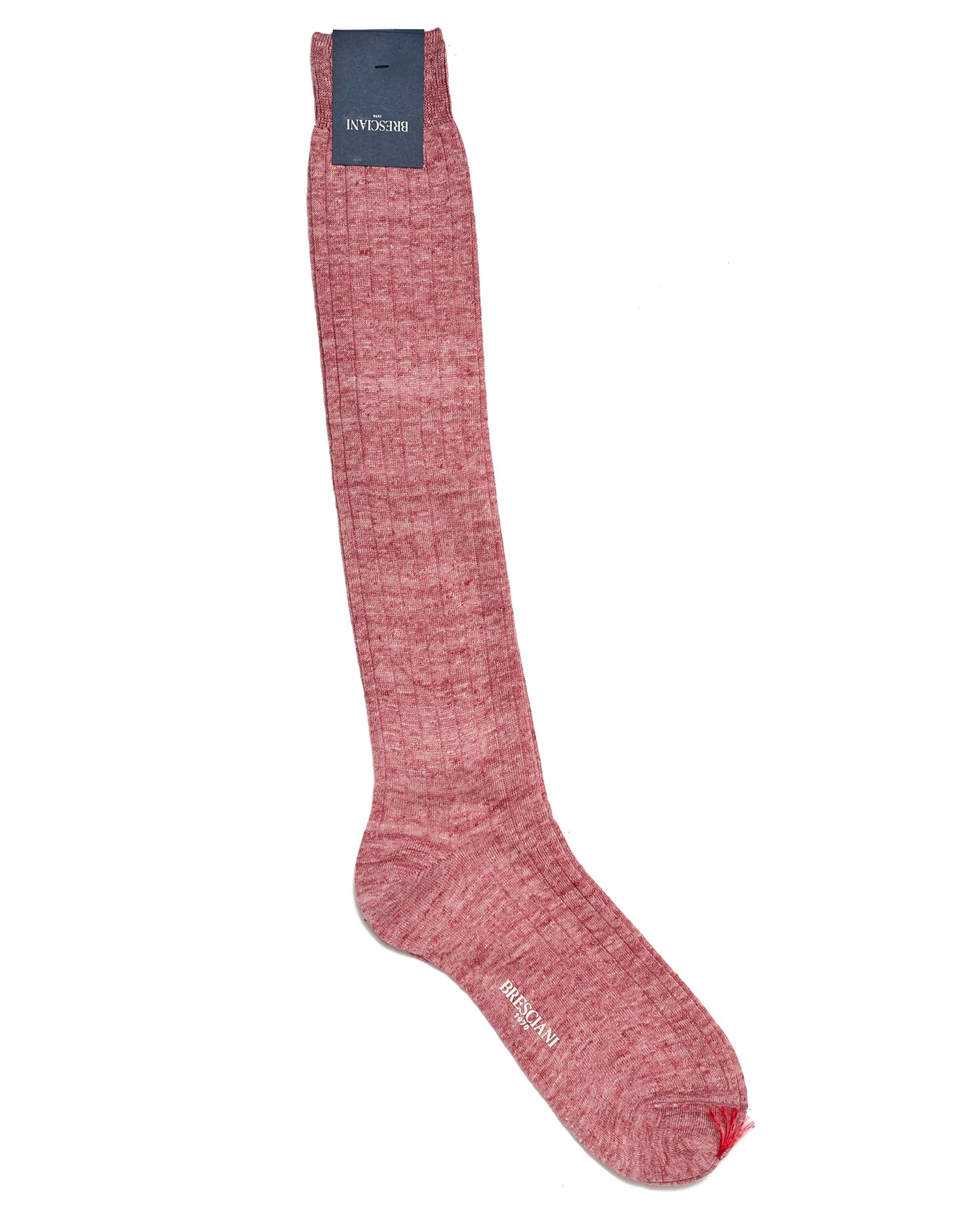 Knee length socks - Ribbed linen - Rosato