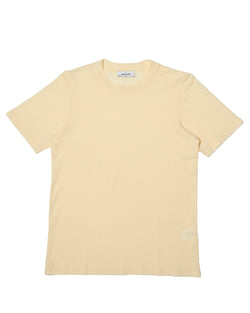 T-shirt short sleeves - Pique - Pale yellow