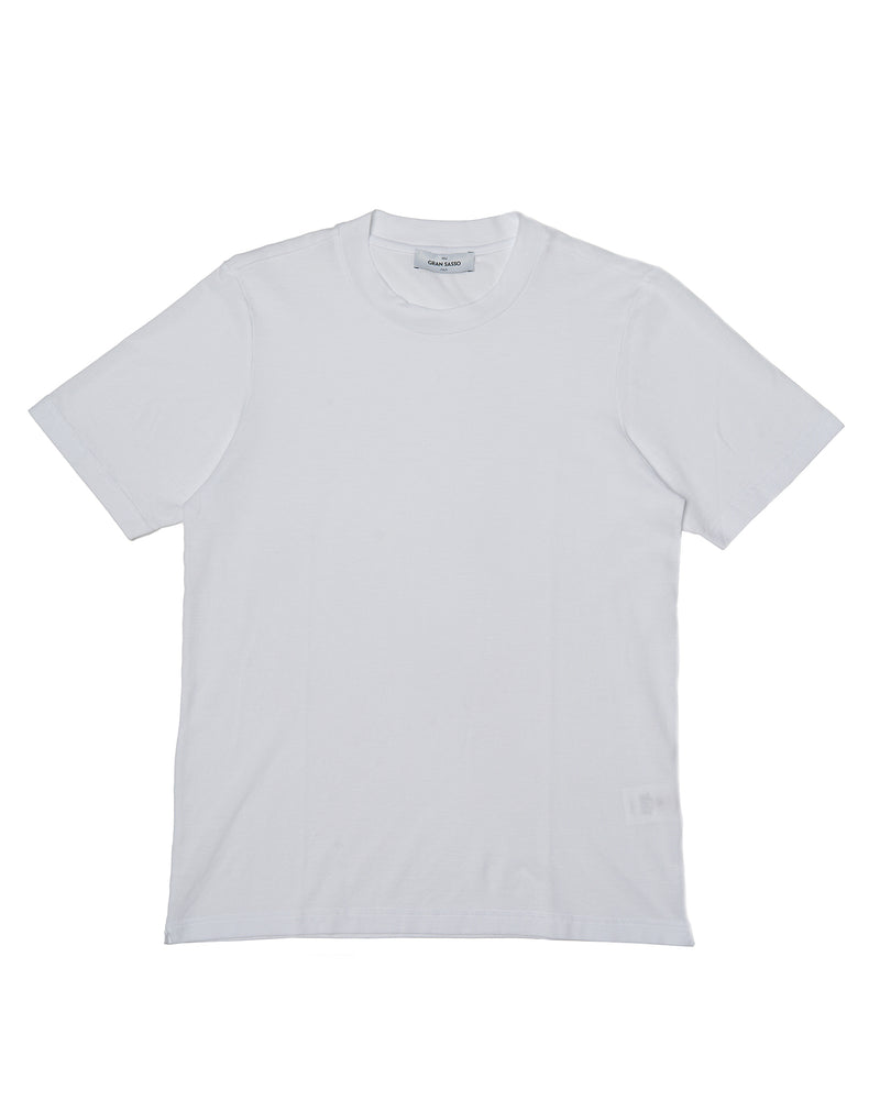 T-shirt short sleeves - Pique - Bianco