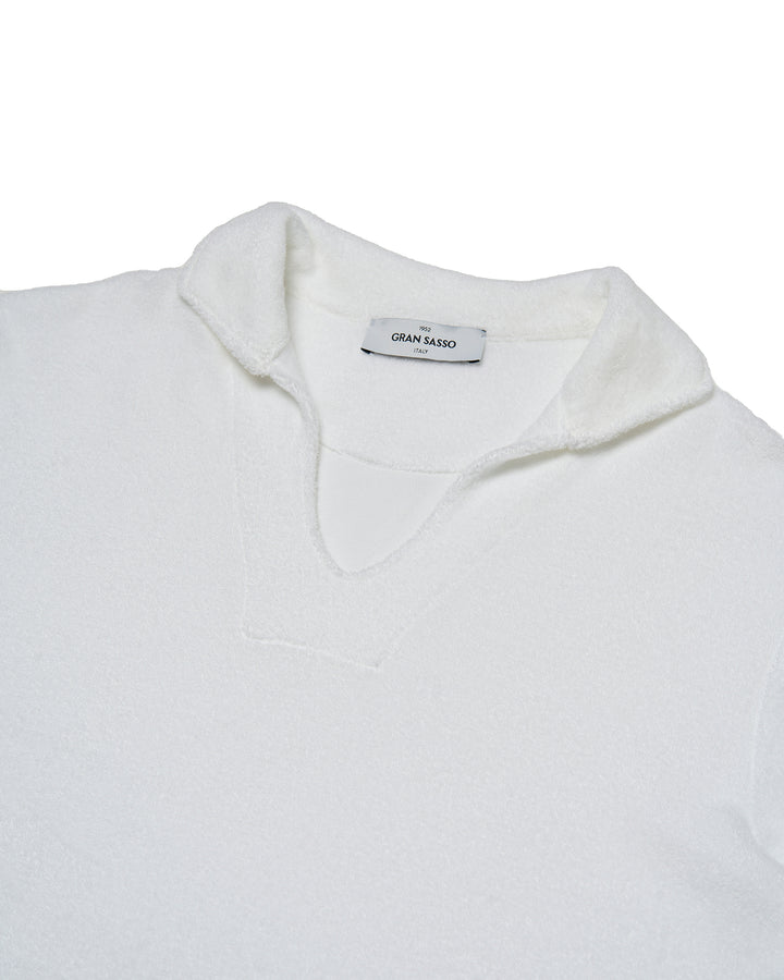 Terrycloth polo - Bianco