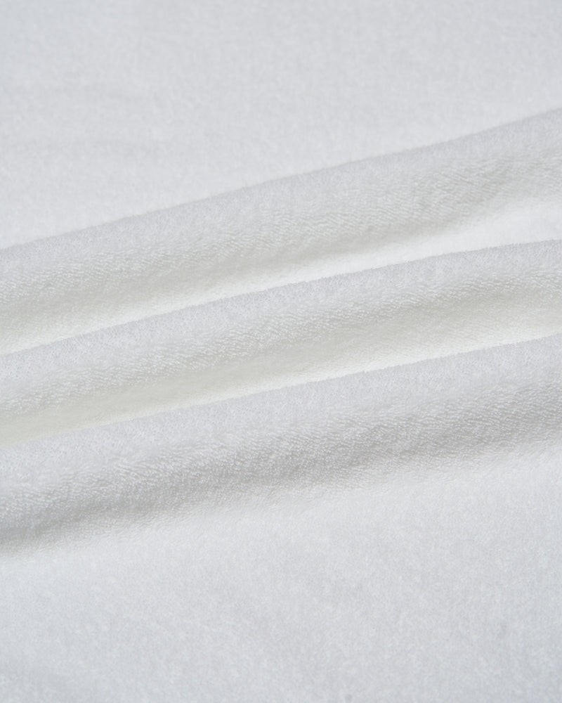 Polo short sleeves - Towel cotton - Bianco