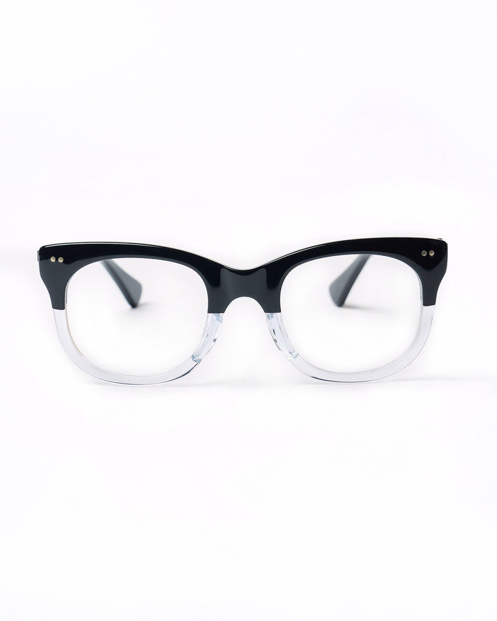 Tom model - Two tone frame - Black hinge - Black regular arm