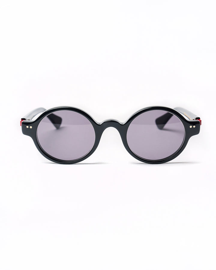 Robin model - Black frame - Red hinge - Black regular arm