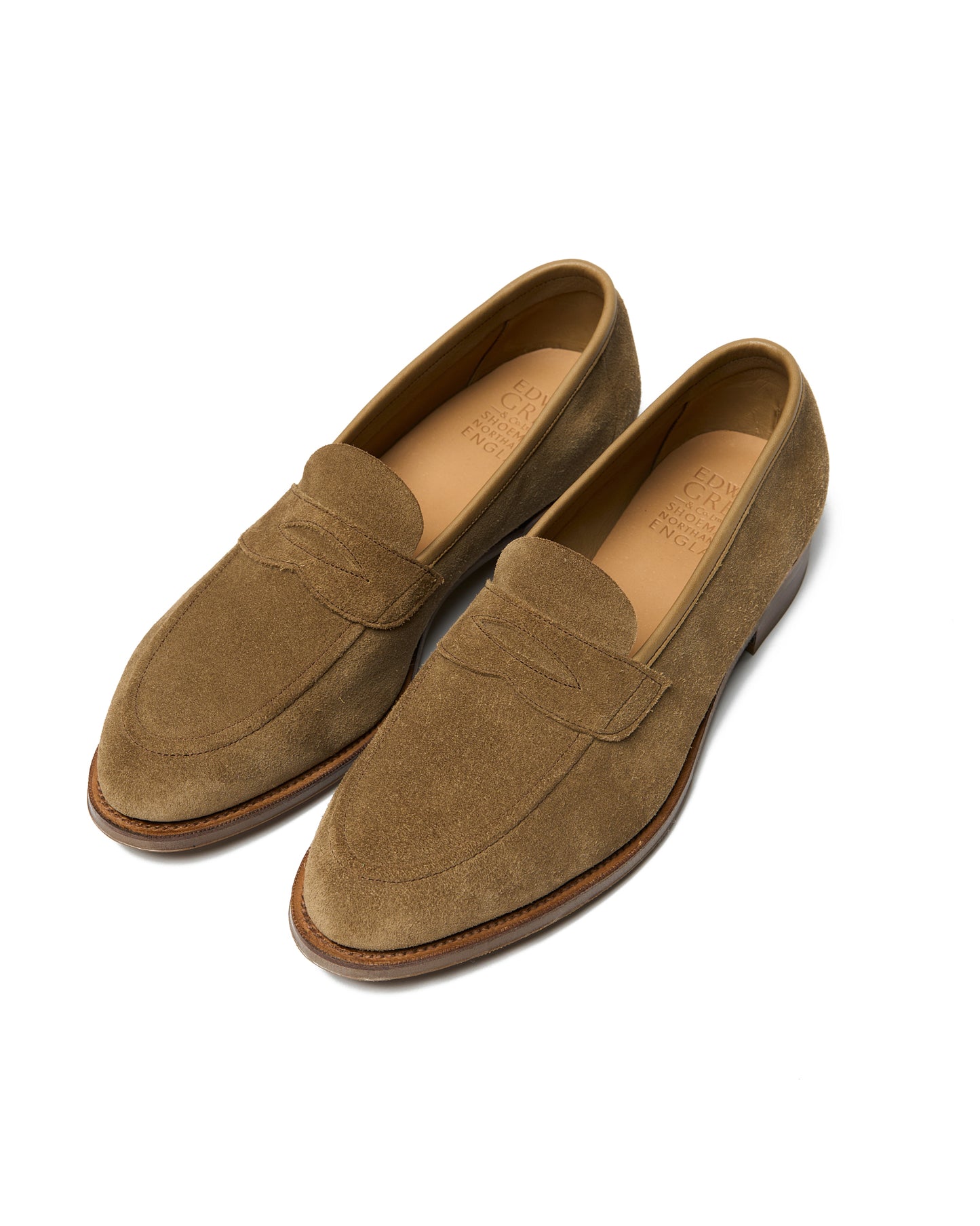 Ventnor - Mushroom suede unlined loafer - Last 184