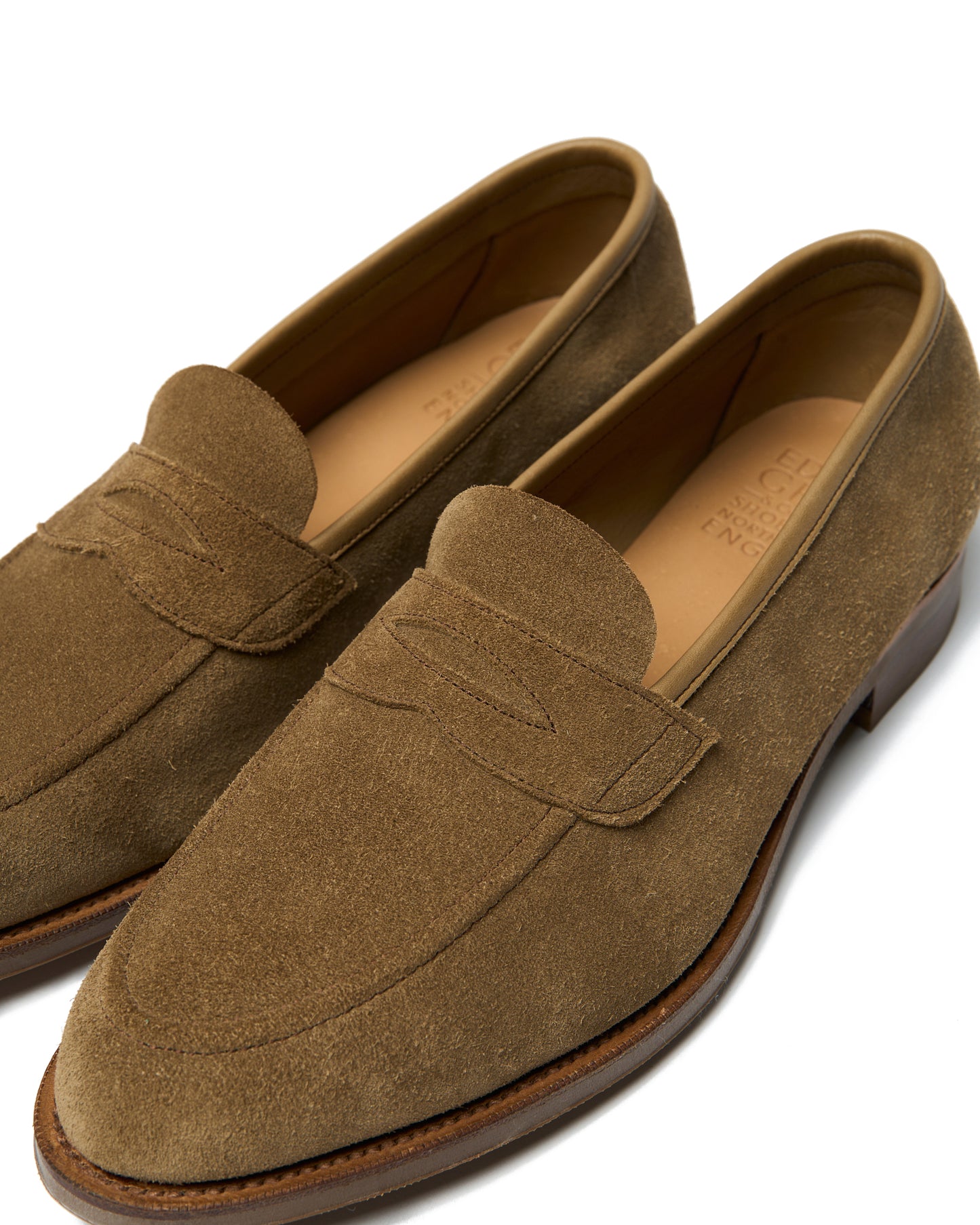 Ventnor - Mushroom suede unlined loafer - Last 184