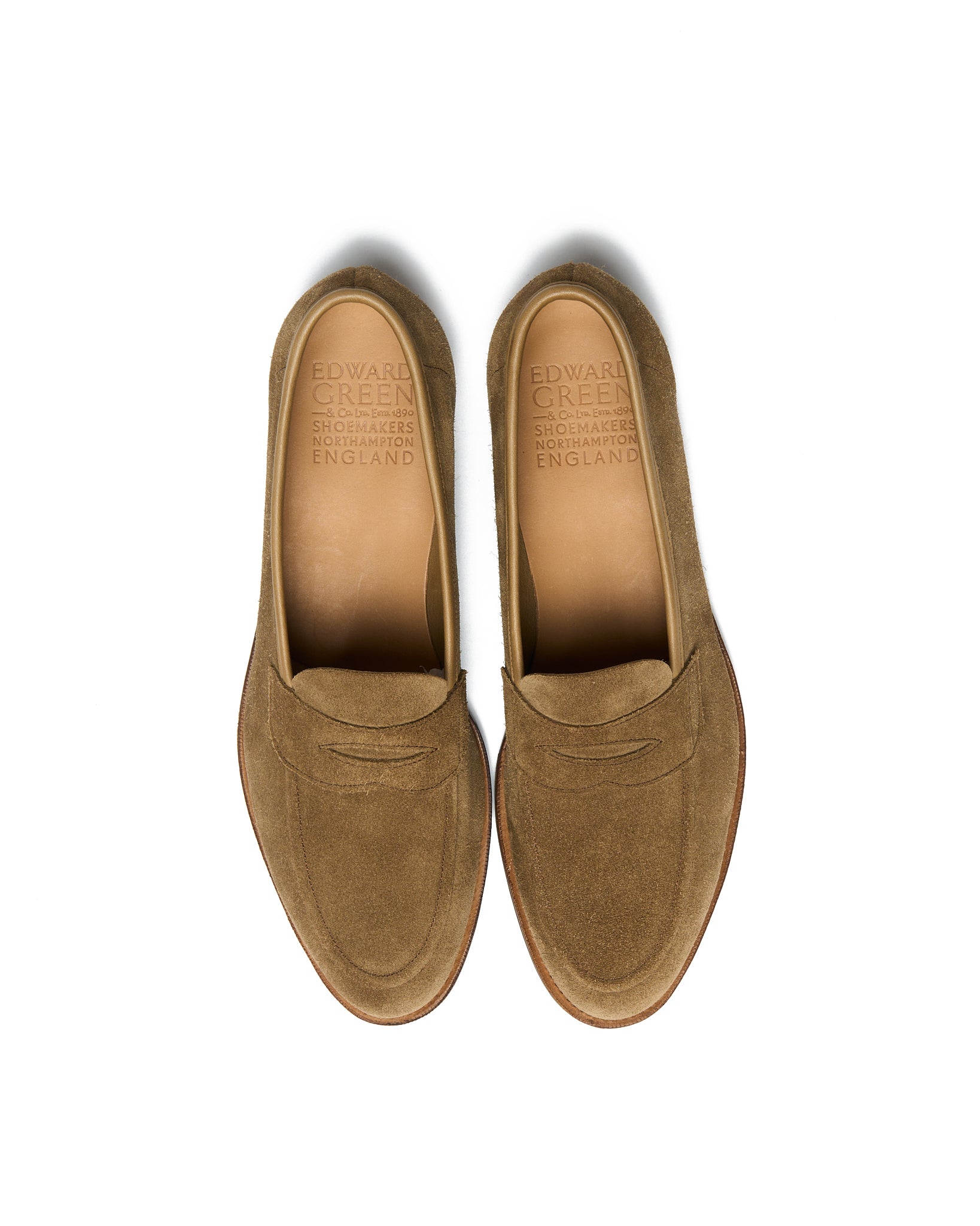 Ventnor - Mushroom suede unlined loafer - Last 184