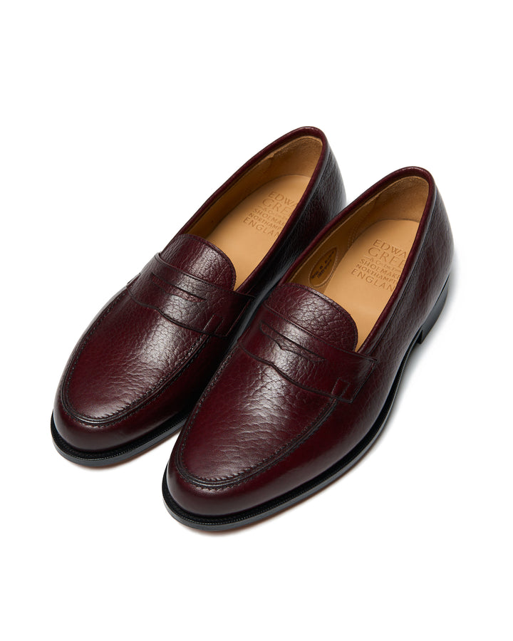 Duke - Aubergine London Grain loafer - Last 137