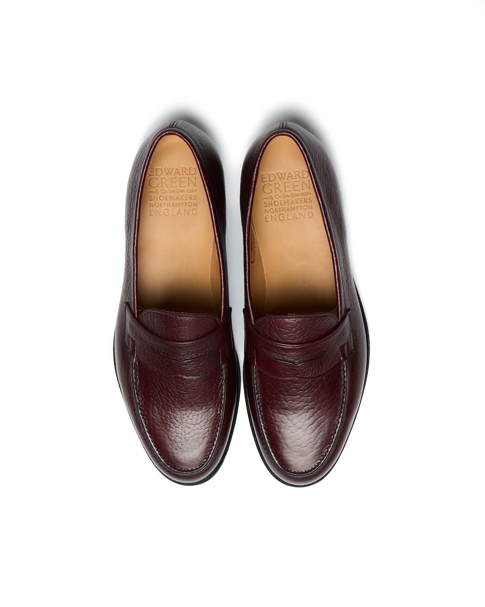 Duke - Aubergine London Grain loafer - Last 137