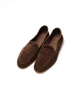 Polperro - Brown pepper baby calf suede - Last 389