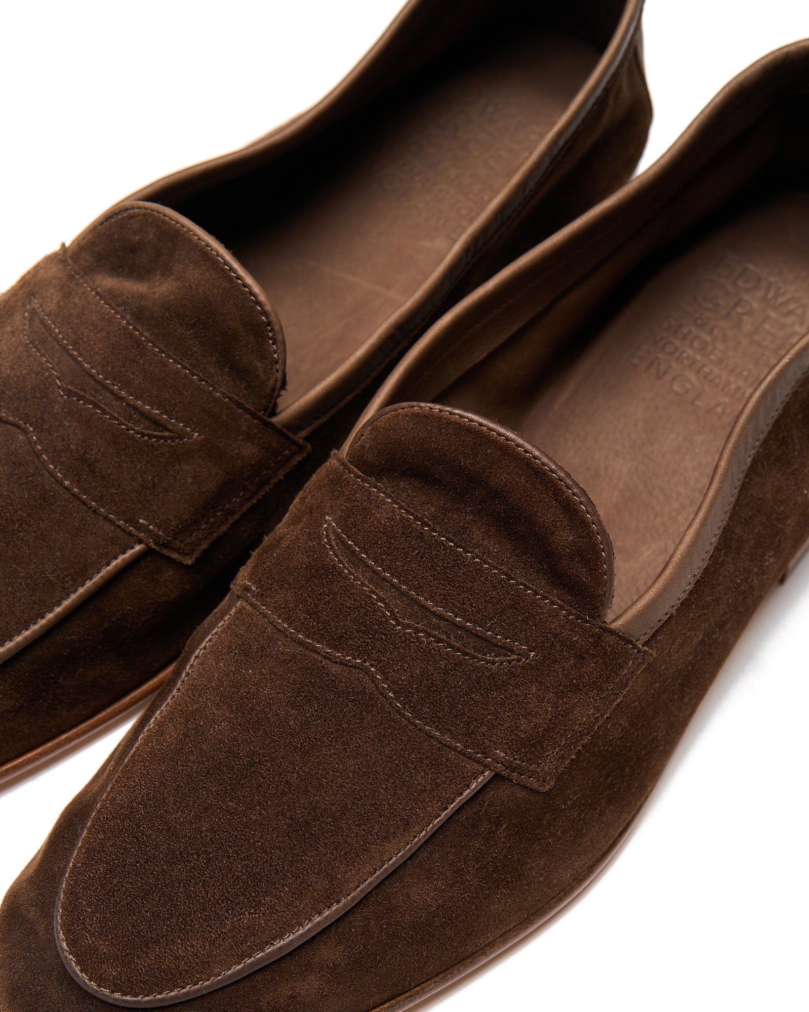 Polperro - Brown pepper baby calf suede - Last 389