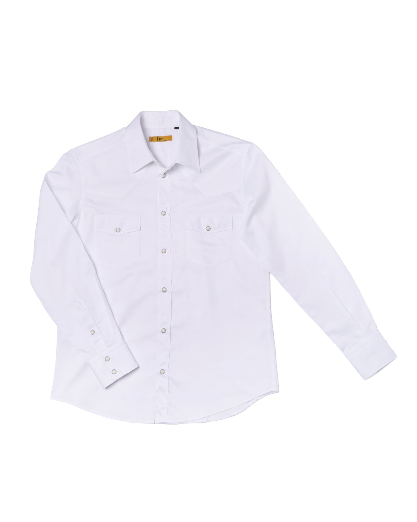 Western shirt - White poplin cotton