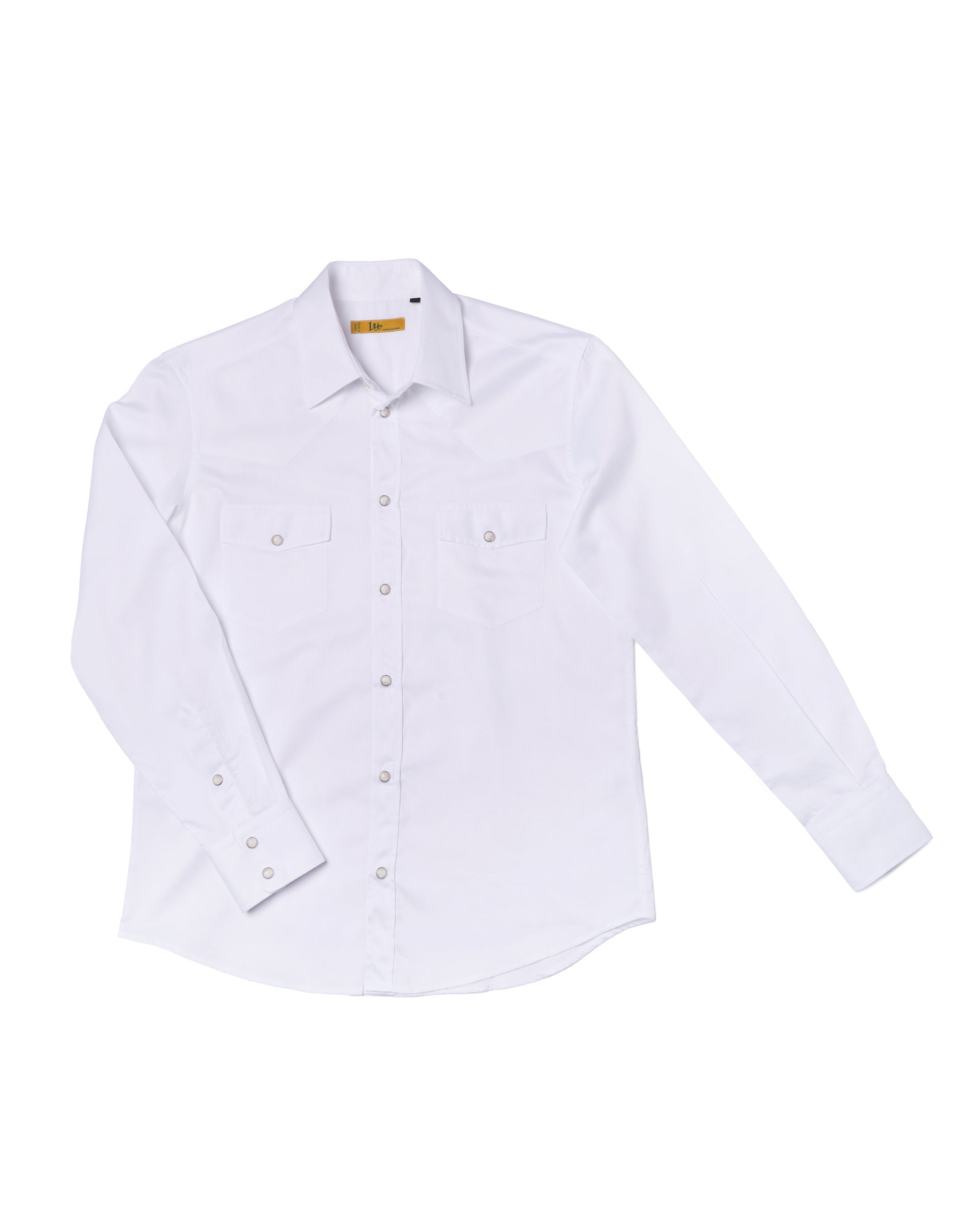 Western shirt - White poplin cotton