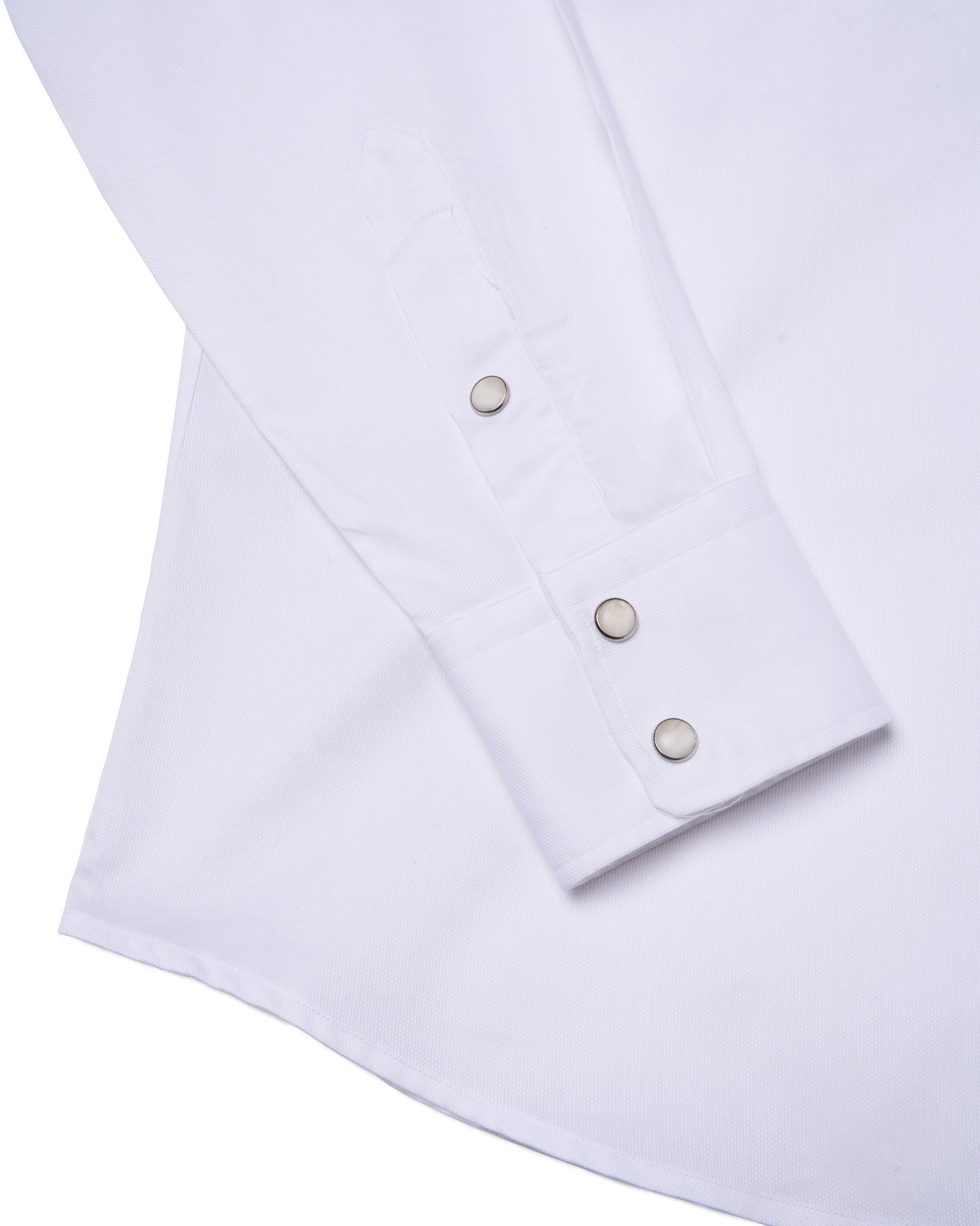 Western shirt - White poplin cotton