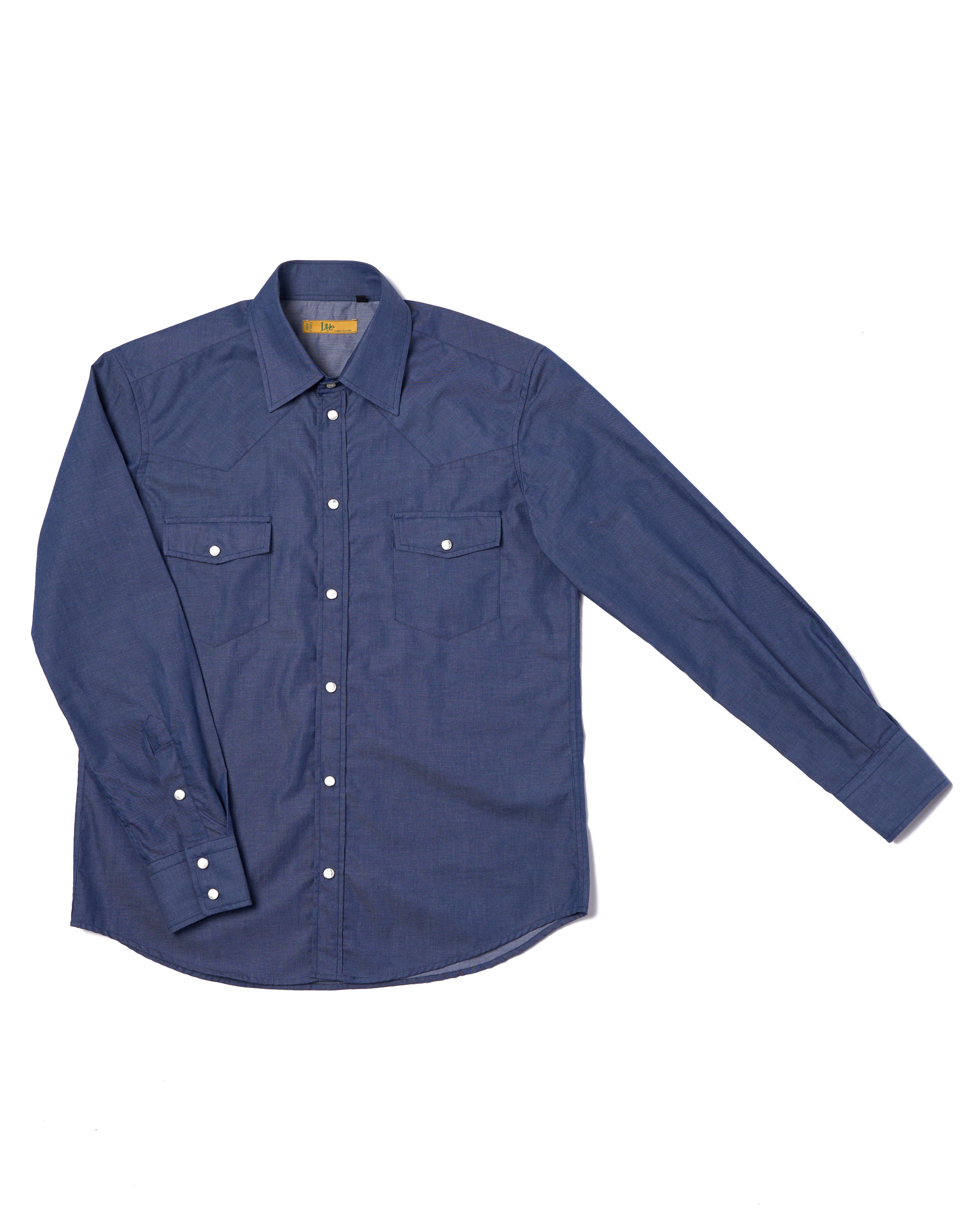 Western shirt - Chambray cotton