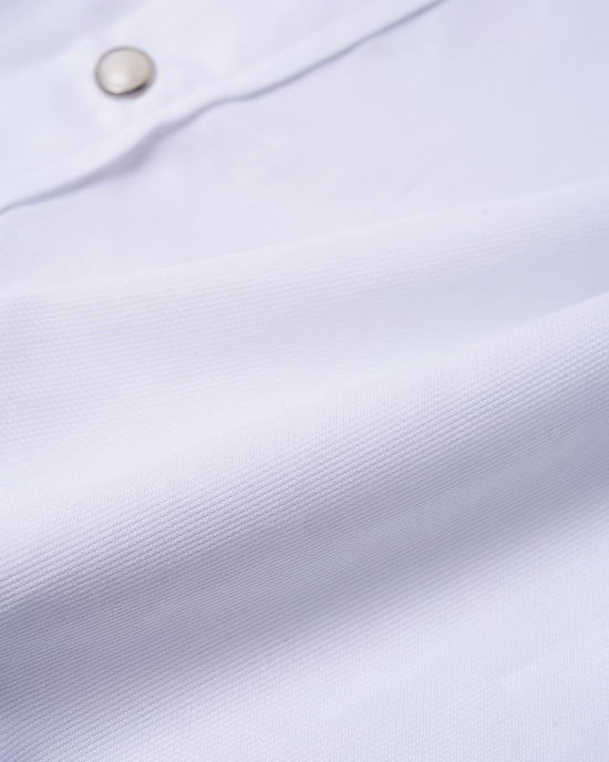 Western shirt - White poplin cotton