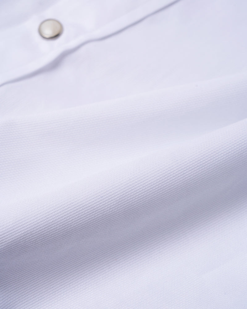 Shirt Westerner - White popplin - Cotton