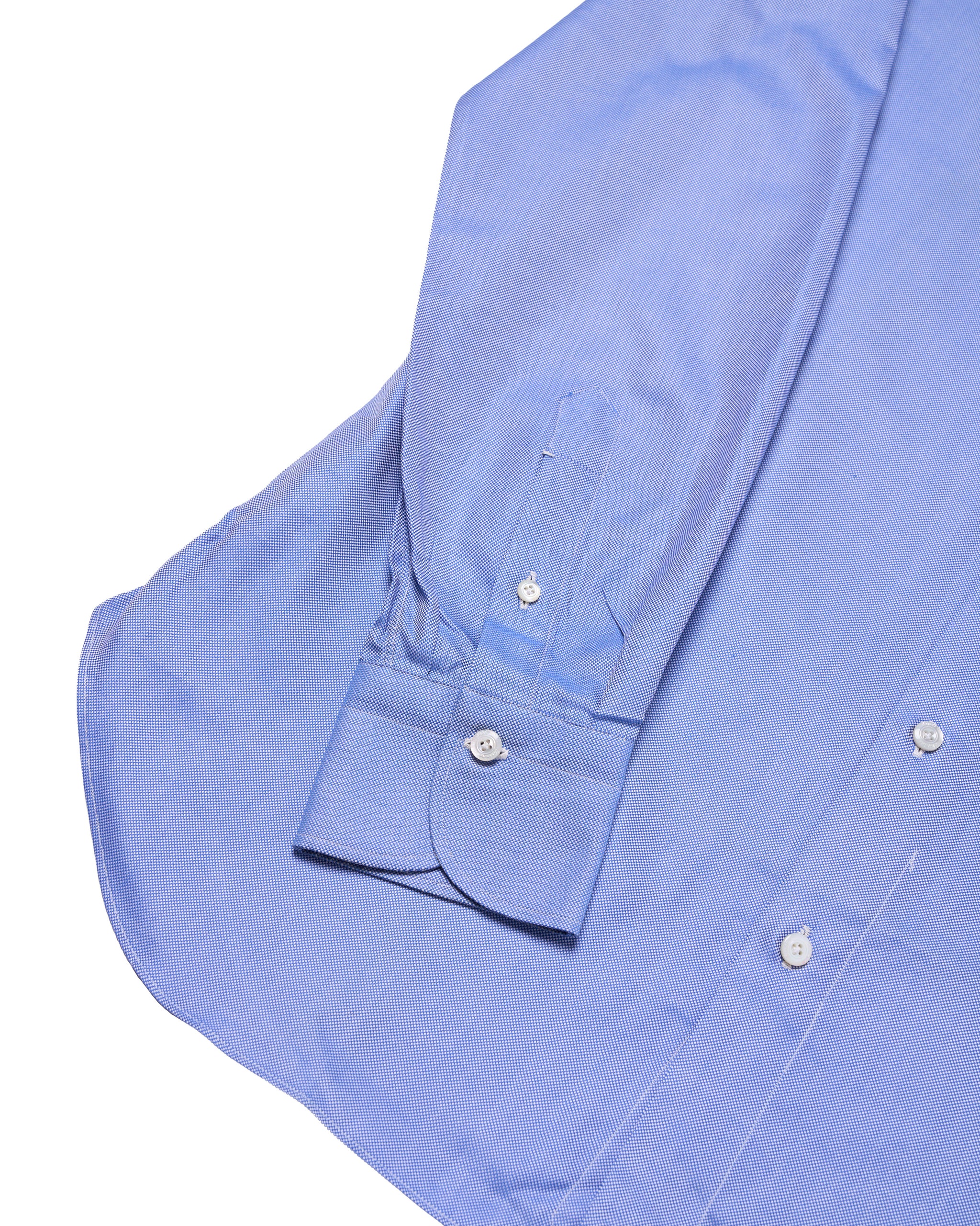 Shirt Spread collar - Blue super oxford - Cotton