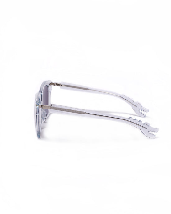 MAV model - Clear frame - Silver hinge - Clear Dino arm