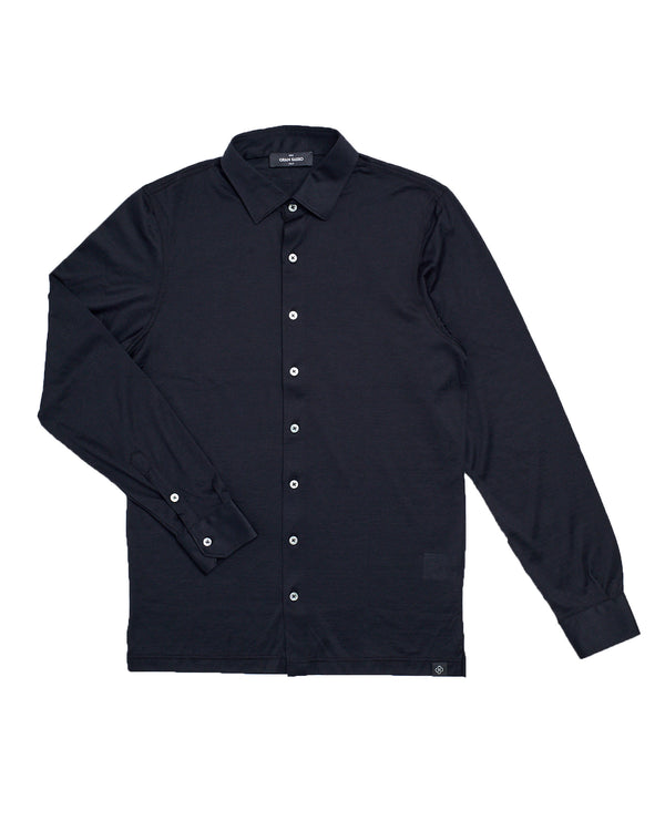 Shirt - Long sleeve shirt jersey - Black - CO/SE