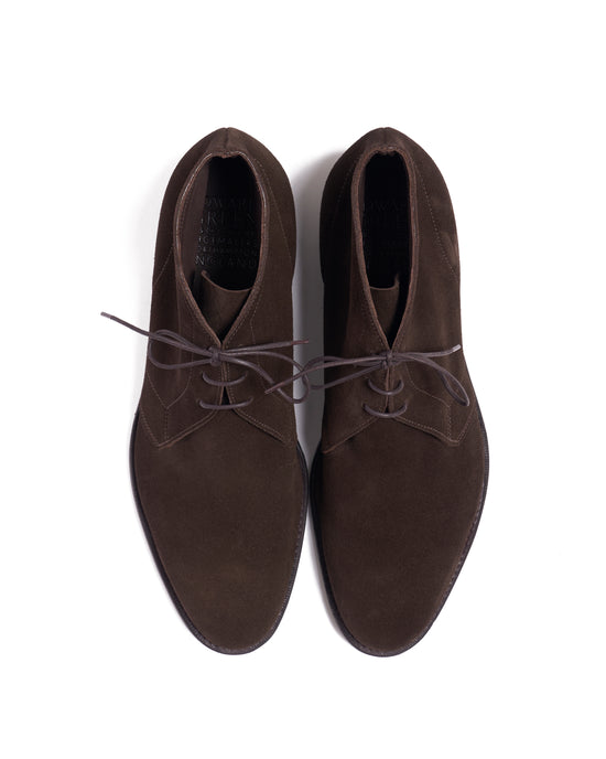 Shanklin - Espresso suede calf skin desert boot