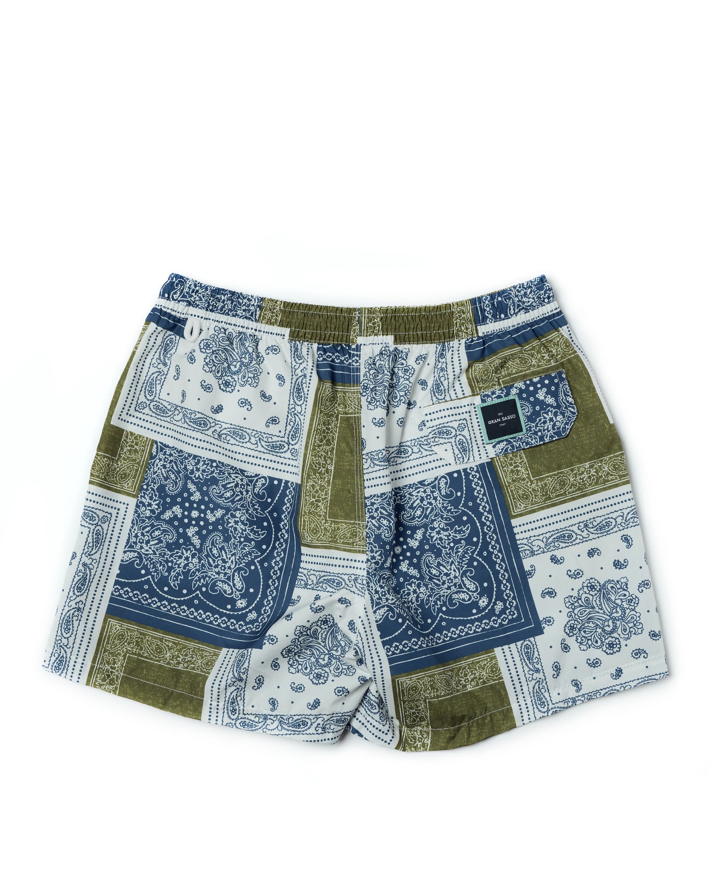 Printed bandana swim shorts - Shades of blue