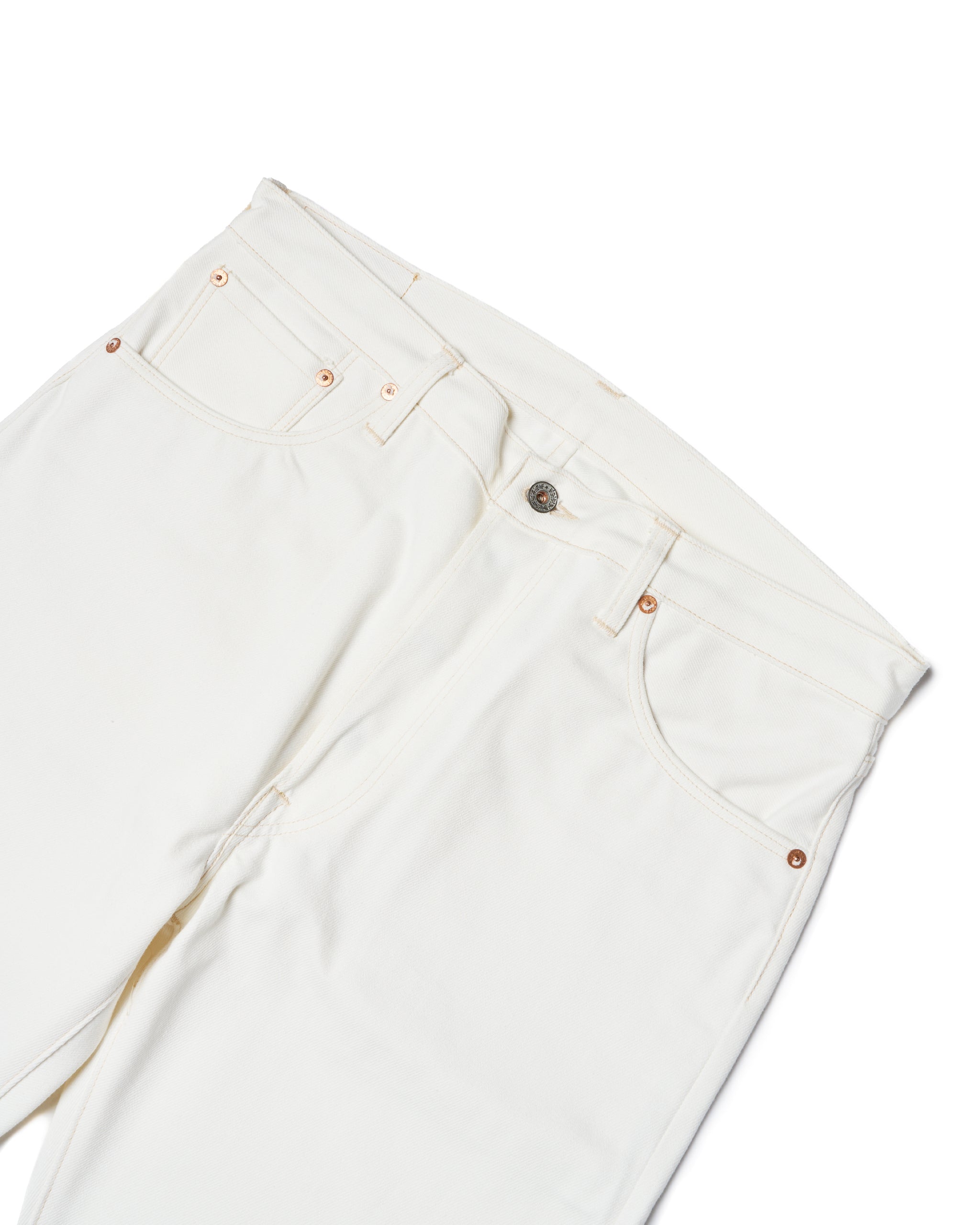 Denim trousers 505 - 14 oz Kiyama Sanforized - Off white