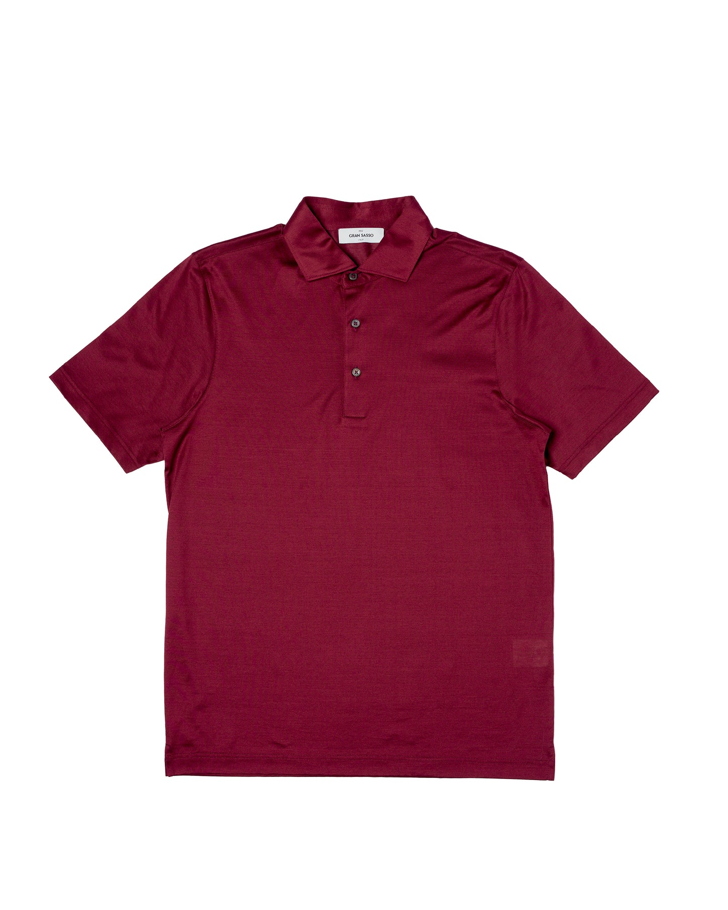 Jersey cotton polo - Marrone red