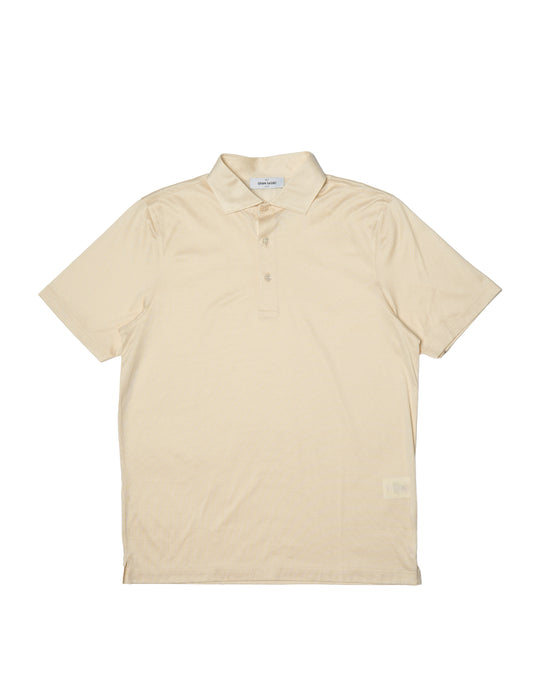 Jersey cotton polo - Off white