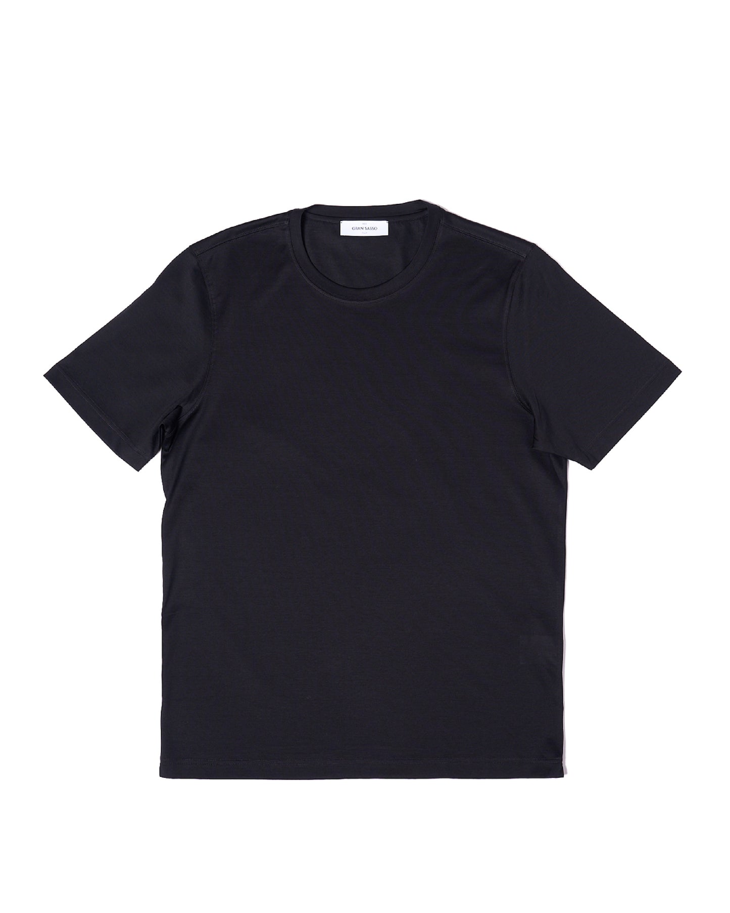 Crew neck cotton T-shirt - Black