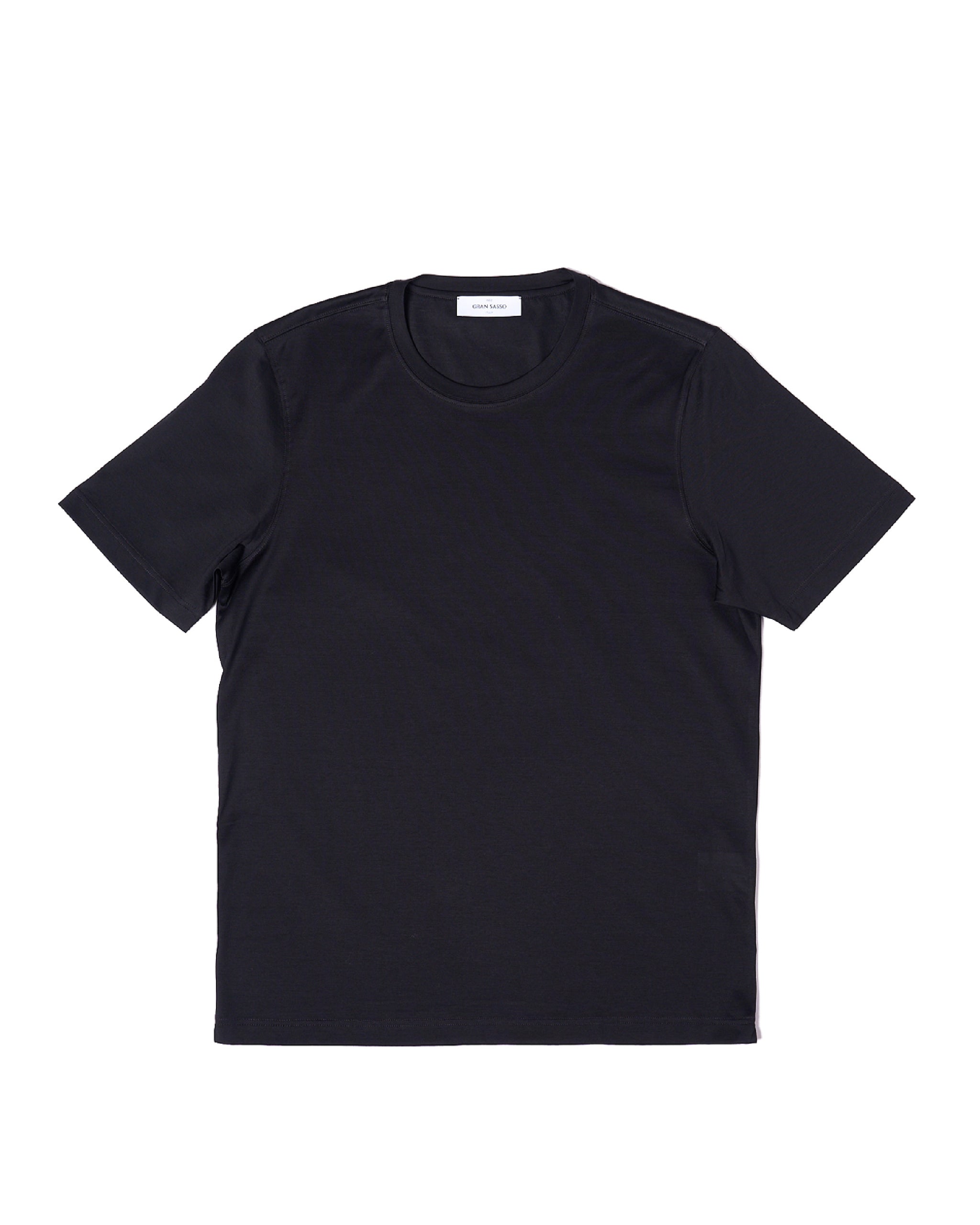 Crewneck cotton T-shirt - Black