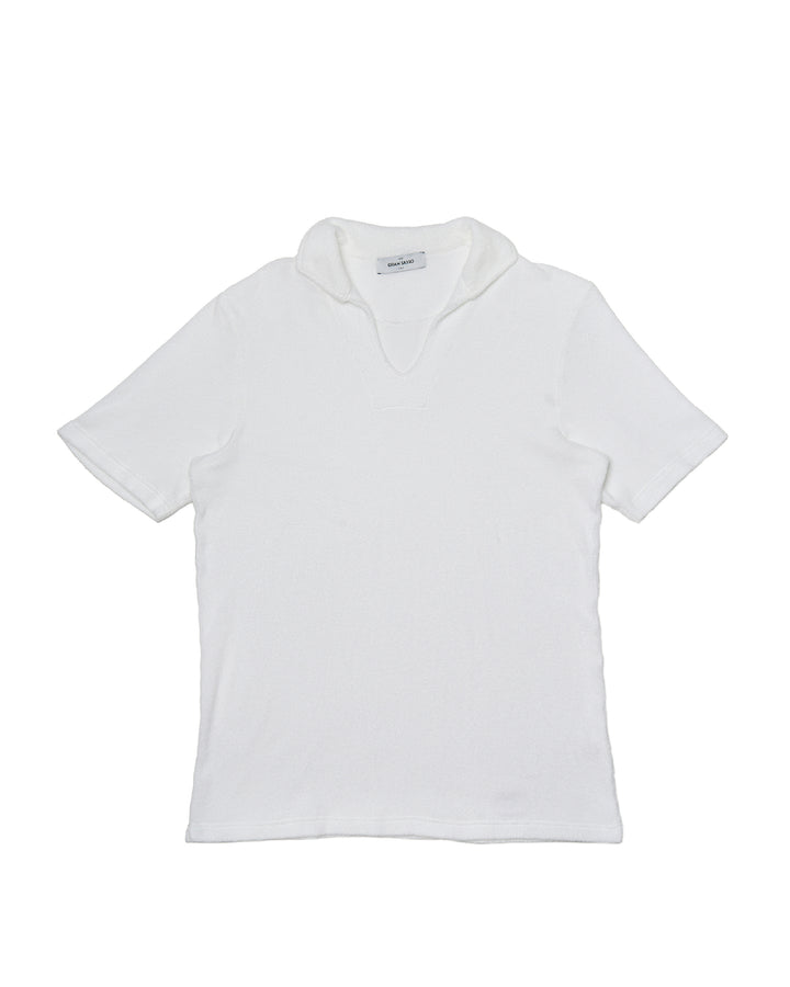 Terrycloth polo - Bianco