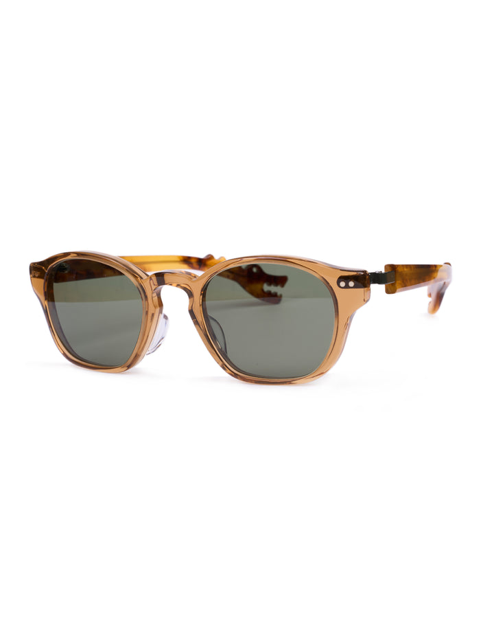 Michael model - Brown frame - Green hinge - Amber dino arm