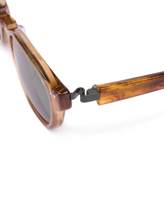 Michael model - Brown frame - Green hinge - Amber dino arm