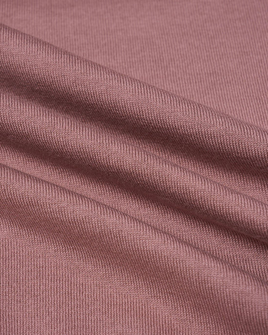 Knitted raglan sleeve polo - Aged Copper - silk and cotton