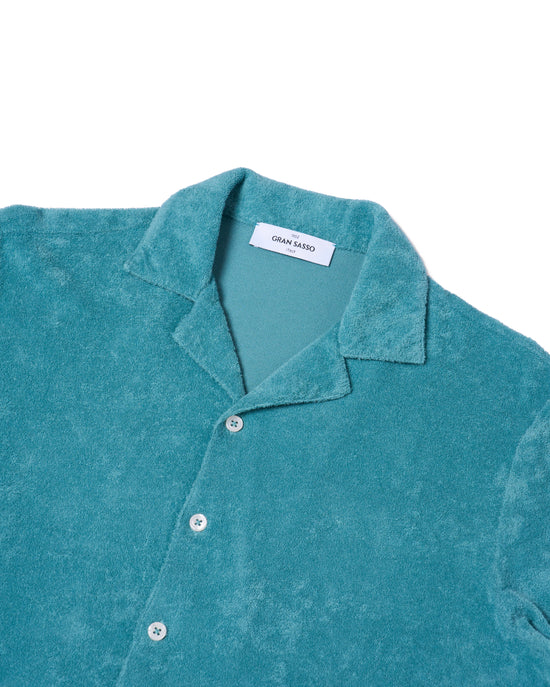 Terrycloth shirt - Aqua blue