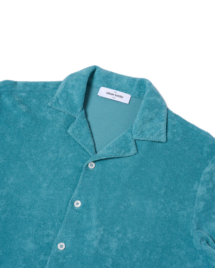 Terrycloth shirt - Aqua blue