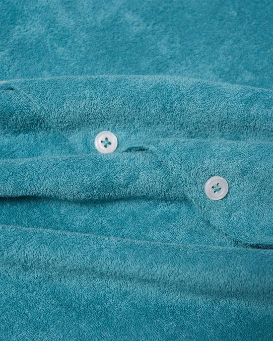 Terrycloth shirt - Aqua blue